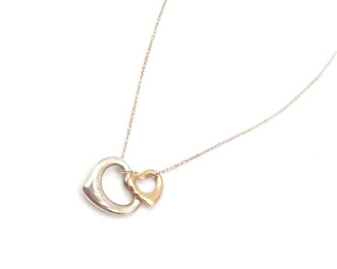 ティファニー買取 オープンハート ダブル ネックレス